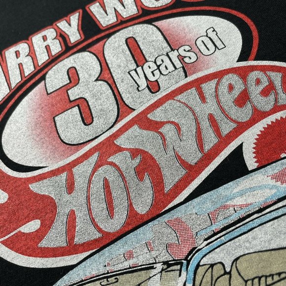 Vintage Larry Wood 30 Years Of Hot Wheels 1999 Mattel Men's Size L T Shirt NWT - Picture 11 of 12